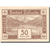 Billet, Autriche, Zell Am See, 50 Heller, Montagne, 1920 SPL Mehl:FS 1270I - Austria