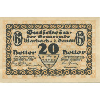 Billet, Autriche, Marbach, 20 Heller, Port, 1920, SPL, Mehl:FS 579II - Oesterreich