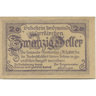 Billet, Autriche, Pfarrkirchen, 20 Heller, Village 1920-05-13, SPL Mehl:FS 744Ic - Oesterreich