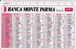 Calendarietto - Banca Monte Parma S.p.a. - Anno 1997 - Petit Format : 1991-00