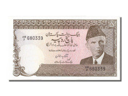 Billet, Pakistan, 5 Rupees, NEUF - Pakistán