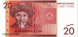 Billet, KYRGYZSTAN, 20 Som, 2009, NEUF - Kirguistán