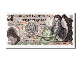 Billet, Colombie, 20 Pesos Oro, 1983, 1983-01-01, NEUF - Kolumbien