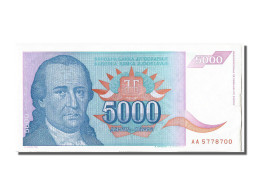 Billet, Yougoslavie, 5000 Dinara, 1994, NEUF - Yougoslavie