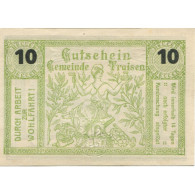 Billet, Autriche, Traisen, 10 Heller, Usine, 1920, SPL, Mehl:FS 1076I - Austria