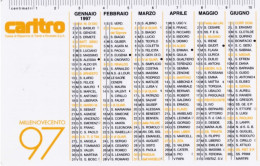 Calendarietto - Caritro - Cassa Di Risparmio Trento E Rovereto - Anno 1997 - Petit Format : 1991-00