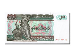 Billet, Myanmar, 20 Kyats, NEUF - Myanmar