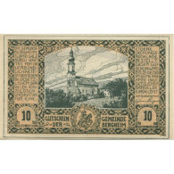 Billet, Autriche, Bergheim, 10 Heller, Château 1920-10-31, SPL, Mehl:FS 82Ia - Austria