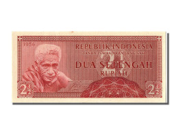 Billet, Indonésie, 2 1/2 Rupiah, 1956, NEUF - Indonesië