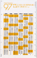 Calendarietto - Cassa Di Risparmio Di Rovereto - Anno 1997 - Petit Format : 1991-00