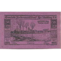 Billet, Autriche, Mödling, 50 Heller, Paysage, 1920-07-15, SPL, Mehl:FS 87a - Autriche