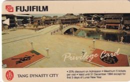 SINGAPORE(GPT) - Fuji Film, Tang Dynasty City, CN : 7SFUA, Tirage 55000, Used - Singapour