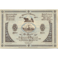 Billet, Autriche, St Aegidi, 50 Heller, Eglise 1920-12-31, SPL, Mehl:FS 875IIa - Austria