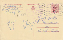 INTERO POSTALE 1968 BELGIO 2 F  (XT2995 - Cartoline 1934-1951