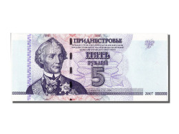 Billet, Transnistrie, 5 Rublei, 2007, NEUF - Altri – Europa