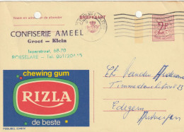 INTERO POSTALE 1970 CIRCA BELGIO 2 F. -fori Archiviazione (XT2990 - Cartoline 1934-1951