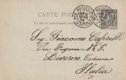 INTERO POSTALE 1894 FRANCIA 10 TIMBRO MARSEILLE (XT2966 - Nuovi