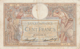 BANCONOTA FRANCIA 100 MERSON 12=3=36 EF (XT2864 - 100 F 1908-1939 ''Luc Olivier Merson''