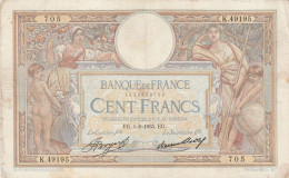 BANCONOTA FRANCIA 100 MERSON 1=8=35 EF (XT2861 - 100 F 1908-1939 ''Luc Olivier Merson''