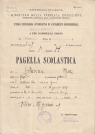 PAGELLA SCOLASTICA 1937 (XT2652 - Diplomi E Pagelle