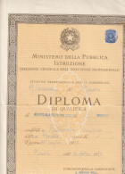 DIPLOMA 1958 CON MDB -strappi  (XT2624 - Diplomi E Pagelle