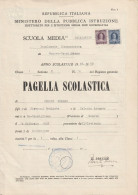 PAGELLA SCOLASTICA 1950 CON MDB (XT2622 - Diplomi E Pagelle