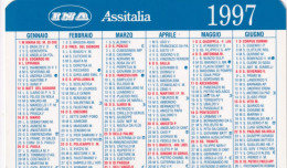 Calendarietto - INA - Assitalia - Anno 1997 - Petit Format : 1991-00