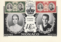 CARTOLINA 1956 NOZZE - MONACO (XT3184 - Estaciones Científicas Y Estaciones Del Ártico A La Deriva