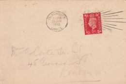 LETTERA 1940 UK TIMBRO TARGHETTA (XT3079 - Cartas & Documentos