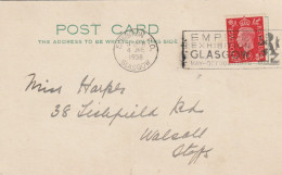 LETTERA 1938 UK 1 TIMBRO TGARGHETTA (XT3069 - Cartas & Documentos