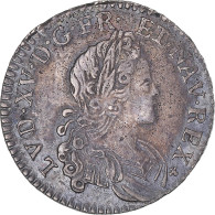 Monnaie, France, Louis XV, 1/6 Écu (XX-S) De France-Navarre, 1719, Tours, TTB - 1715-1774 Luis XV El Bien Amado