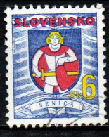 SLOVACCHIA - 1996 - STEMMA DELLA CITTA' DI SENICA - USATO - Used Stamps