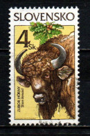 SLOVACCHIA - 1996 - Bison Bonasus - USATO - Gebruikt