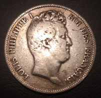 France - 5 Francs LOUIS PHILIPPE Tête Nue - Argent - 1831 B - 5 Francs
