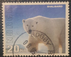 Norway 20Kr Used Postmark Stamp Svalbard - Oblitérés