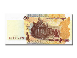 Billet, Cambodge, 50 Riels, 2002, NEUF - Cambodia