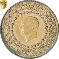 Monnaie, Turquie, 50 Kurush, 1972, Monnaie De Luxe, PCGS, MS63, SPL, Or, KM:871 - Turquie