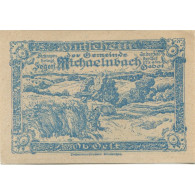 Billet, Autriche, Michaelnbach, 10 Heller, Paysage 1920-10-15, SPL Mehl:FS 611 - Austria