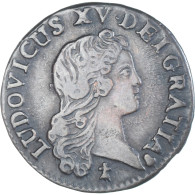 Monnaie, France, Louis XV, Liard Au Buste Enfantin, 1721, Reims, TTB, Cuivre - 1715-1774 Luis XV El Bien Amado