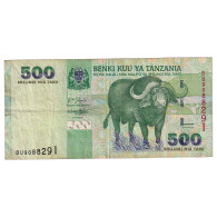 Billet, Tanzanie, 500 Shilingi, Undated (2003), KM:35, TB - Tansania