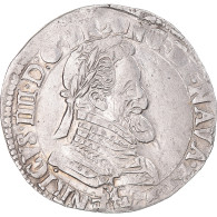 Monnaie, France, Henri IV, 1/2 Franc, 1607, Toulouse, TTB+, Argent, Gadoury:590 - 1589-1610 Hendrik IV