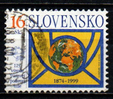 SLOVACCHIA - 1999 - 125° ANNIVERSARIO DELL'UPU - USATO - Used Stamps