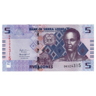Billet, Sierra Leone, 5 Leones, 2022, 2022-04-27, NEUF - Sierra Leona