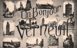 Verneuil - Souvenir Et Un Bonjour Du Village - Multivues - Verneuil-sur-Avre