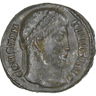 Constantin I, Follis, 320, Thessalonique, Bronze, TTB+, RIC:101 - L'Empire Chrétien (307 à 363)