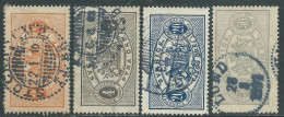 1891-93 SVEZIA USATO FRANCOBOLLI DI SERVIZIO 4 VALORI - RB24 - Dienstzegels