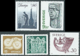 1976 SVEZIA SOGGETTI DIVERSI MNH ** - RB4-5 - Unused Stamps