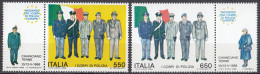 ITALIA - 1986 - Serie Completa Nuova MNH: Yvert 1705/1706; 2 Valori Ciascuno Con Vignetta Se-tenant. - 1981-90: Neufs