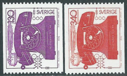 1976 SVEZIA TELEFONO DI BELL MNH ** - RB4-5 - Unused Stamps