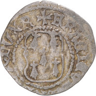 Monnaie, Duché De Bretagne, François Ier, 1/2 Blanc à Targe, 1442-1450 - Otros & Sin Clasificación
